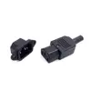 Full set DC Plug Jack 220V DC/AC power jack terminal 3pin AC/DC plug power connector wire connector male to female ► Photo 3/6