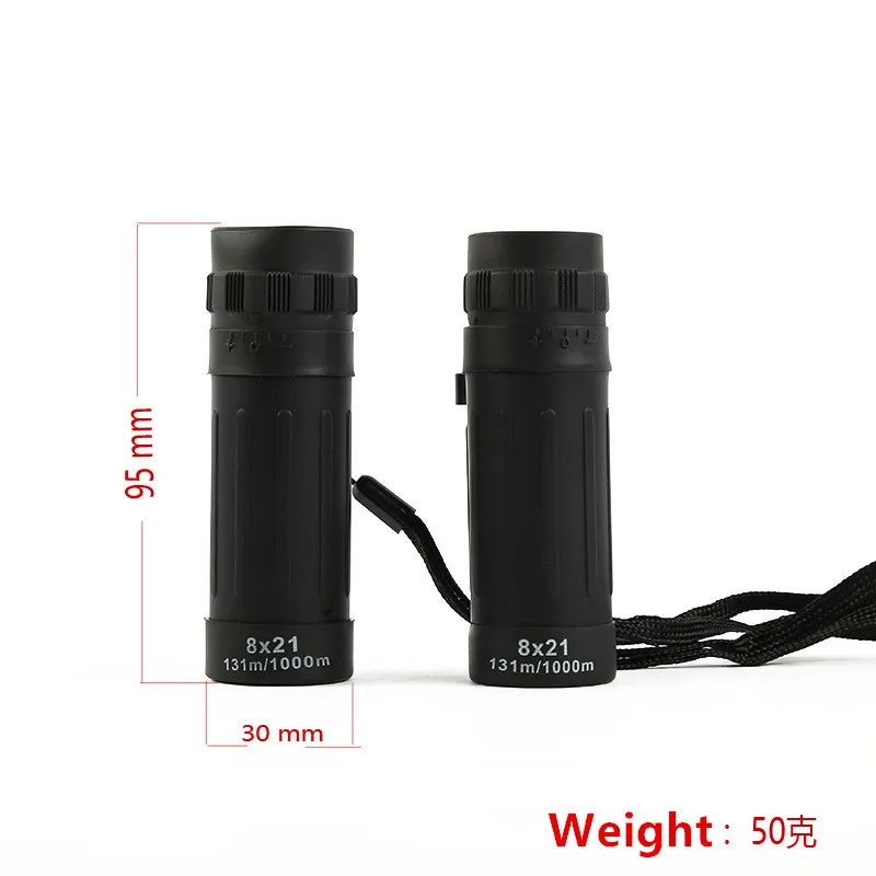 

8X Monocular Telescope 8x21 Camping Hunting Sports Telescope Handy Scope Compact Monocular Binoculars Portable Black wholesale