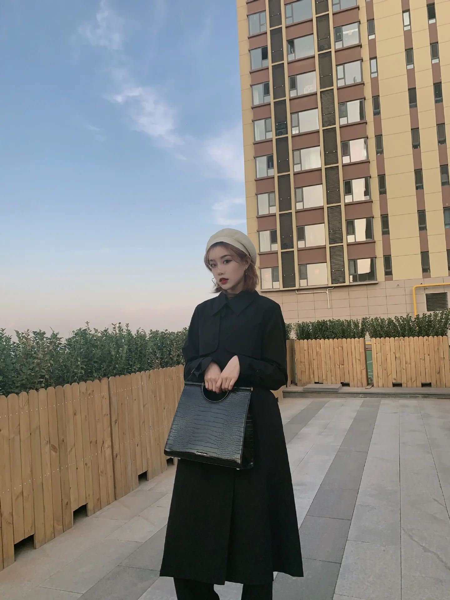 Южная Корея Dongdaemun стиль Модное осеннее женское двубортное свободное повседневное пальто на шнуровке Тренч