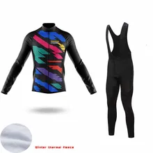 SPTGRVO LairschDan, одежда для велоспорта, зимний мужской велосипедный комплект, длинный гоночный велосипед, Джерси, форма для женщин, термо флис, велосипедный костюм