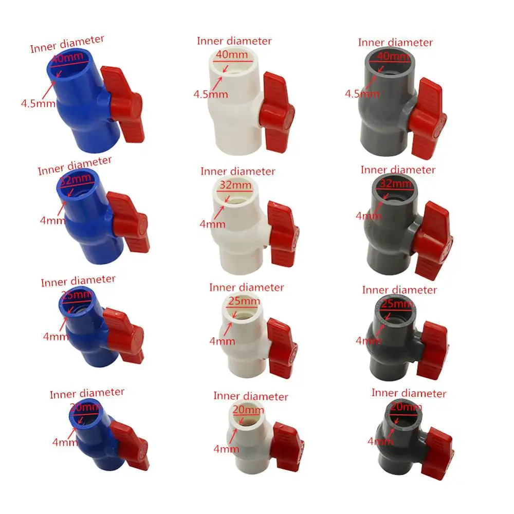 PVC   öƽ  Ŀ  ġ,   U-PVC  , 3  ɼ,  20mm, 25mm, 32mm, 40mm