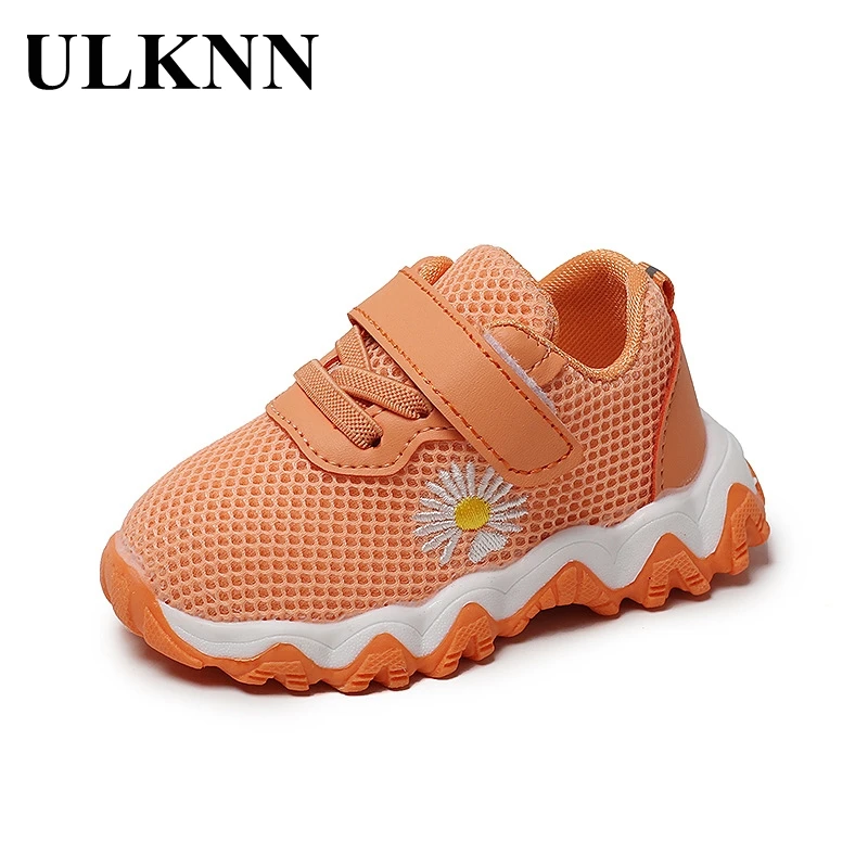 

ULKNN First Walkers Baby Girls Shoes 2020 Autumn 1-3 Years Old Kids Breathable Footwears Non-Slip Sneakers Toddler Shoes