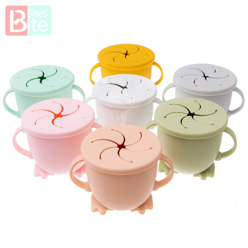 Baby Feeding Cups Baby Learning Baby Drinkware Silicone Snack Cups For Toddlers & Kids With