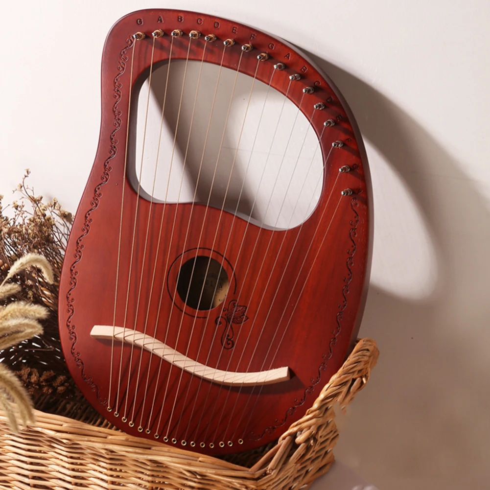 Мини Lier арфа развлечения музыкальный инструмент твердой древесины подарок портативный звук Путешествия 10 16 струны профессиональные Вечерние - Цвет: 6