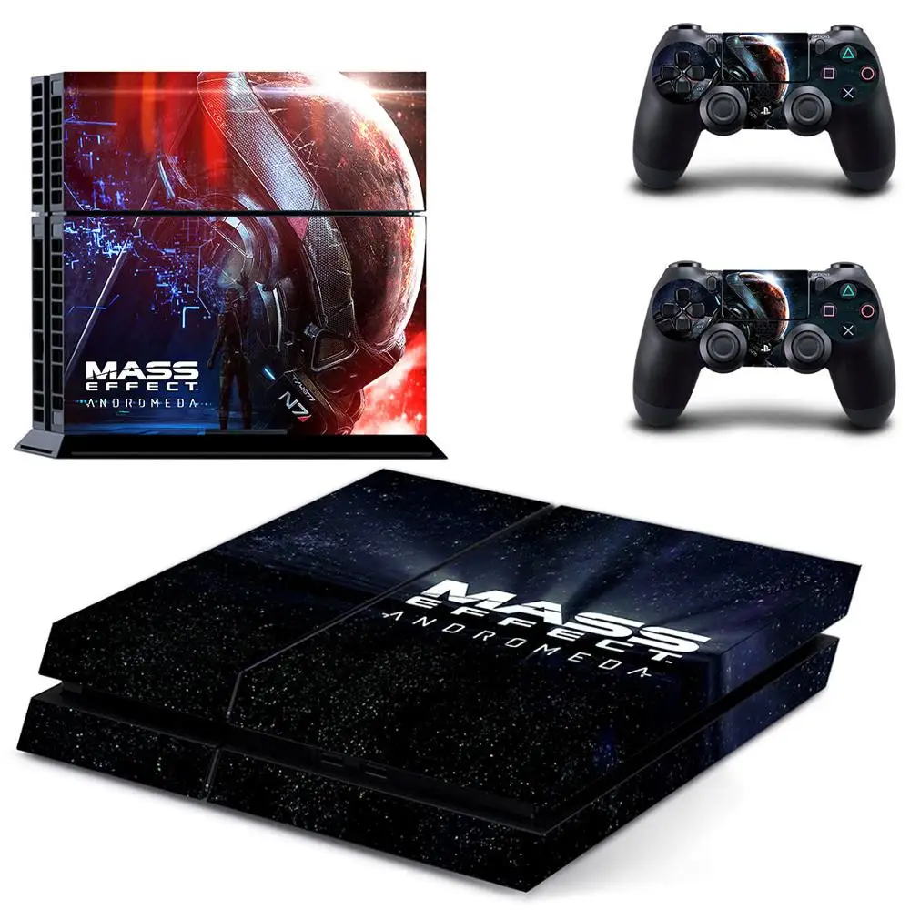 Mass Effect PS4 кожи PS 4 стикер Play station 4 наклейки s наклейки Pegatinas Adesivo для консоли playstation 4 и 2 контроллера