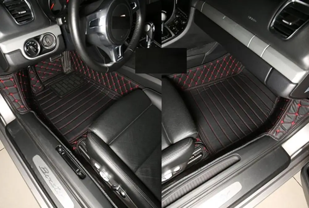2X черные коврики для- Porsche 982 Boxter 718