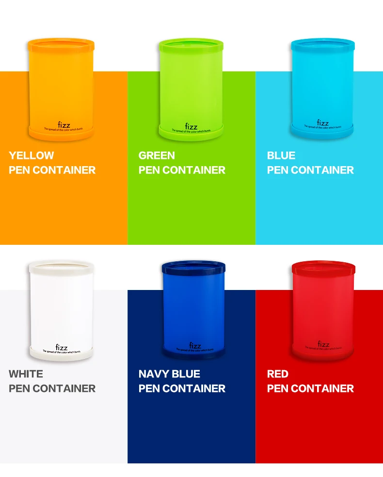 Xiaomi fizz креативный контейнер для хранения ручки съемная пластиковая простая ручка держатель 6 цветов Мода для студентов офиса