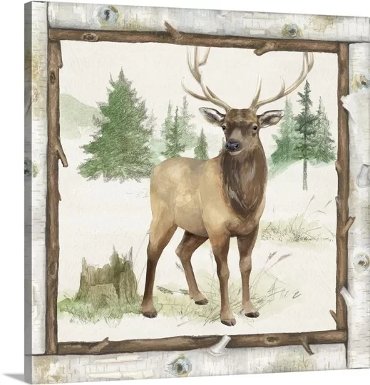 Home Decor Canvas Hd Print Posters Green Tree Painting A Cool Cattle Animal Modern Wall Art Living Room Modular Picture Frame | Дом и сад