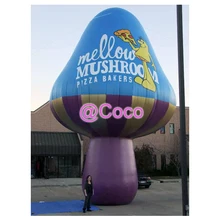 Воздушная до двери, реклама украшения 8 м высокий огромный надувной гриб, пиццы пекарь надувная Рекламная модель