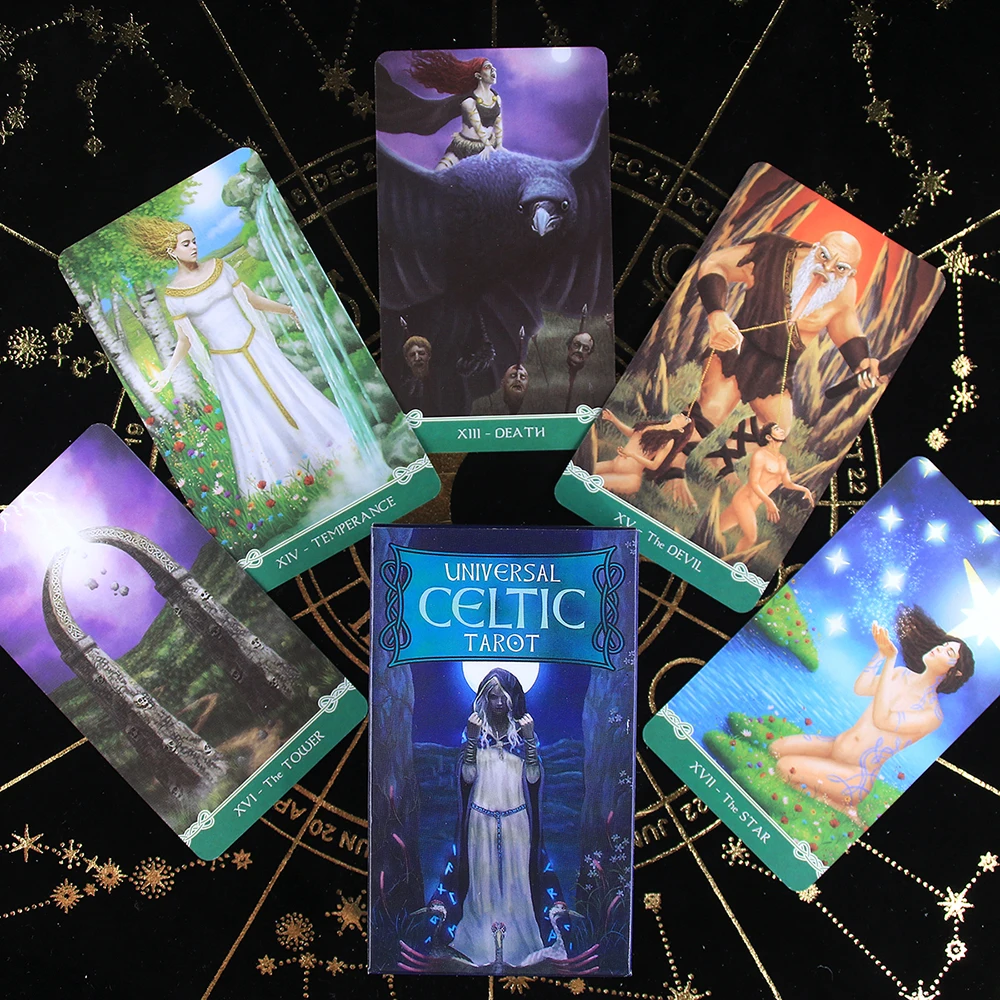 Abolladura Malgastar algodón Universal Celtic Tarot 78 Cards Deck FLOREANA NATIVO CRISTINA LO SCARABEO  Card Game tarot cards for beginners with guidebook|Card Games| - AliExpress