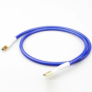 

HIFI Copper Silver Plated USB A To B Sound Card Cable DAC Audio Digital Cables