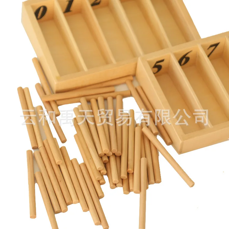 

Young STUDENT'S Toy Montessori Teaching Aids Early Education CHILDREN'S Teaching Spindle Box Montessori Training Aid Montessori