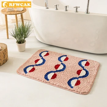 

Hot Sale Bath Mat Bathroom Carpet Non Slip Entrance Floor Mat Doormat Kitchen Absorption Rugs Tapete Para Sala Home Decoration