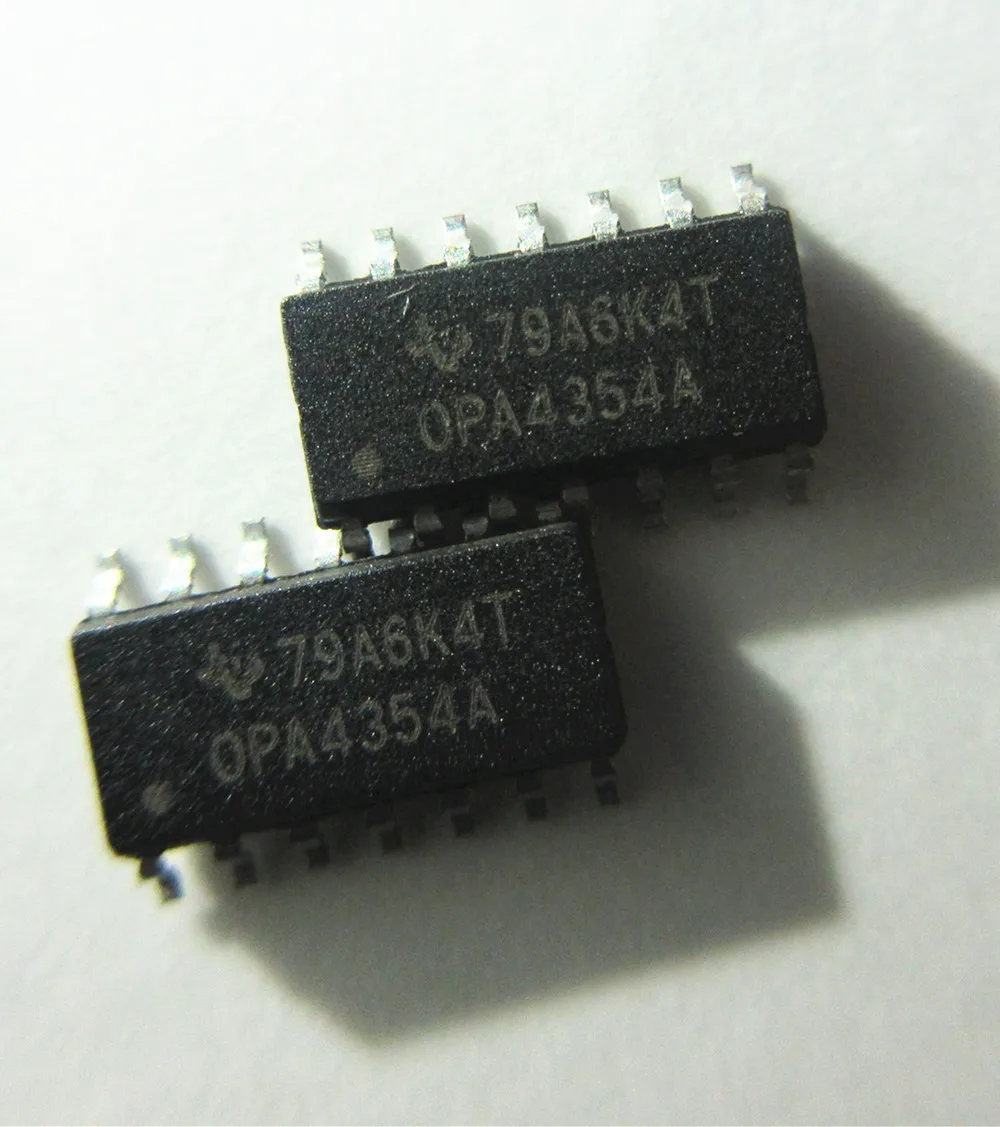 10 шт в упаковке, новая OPA4354AIDR OPA4354A SOP14