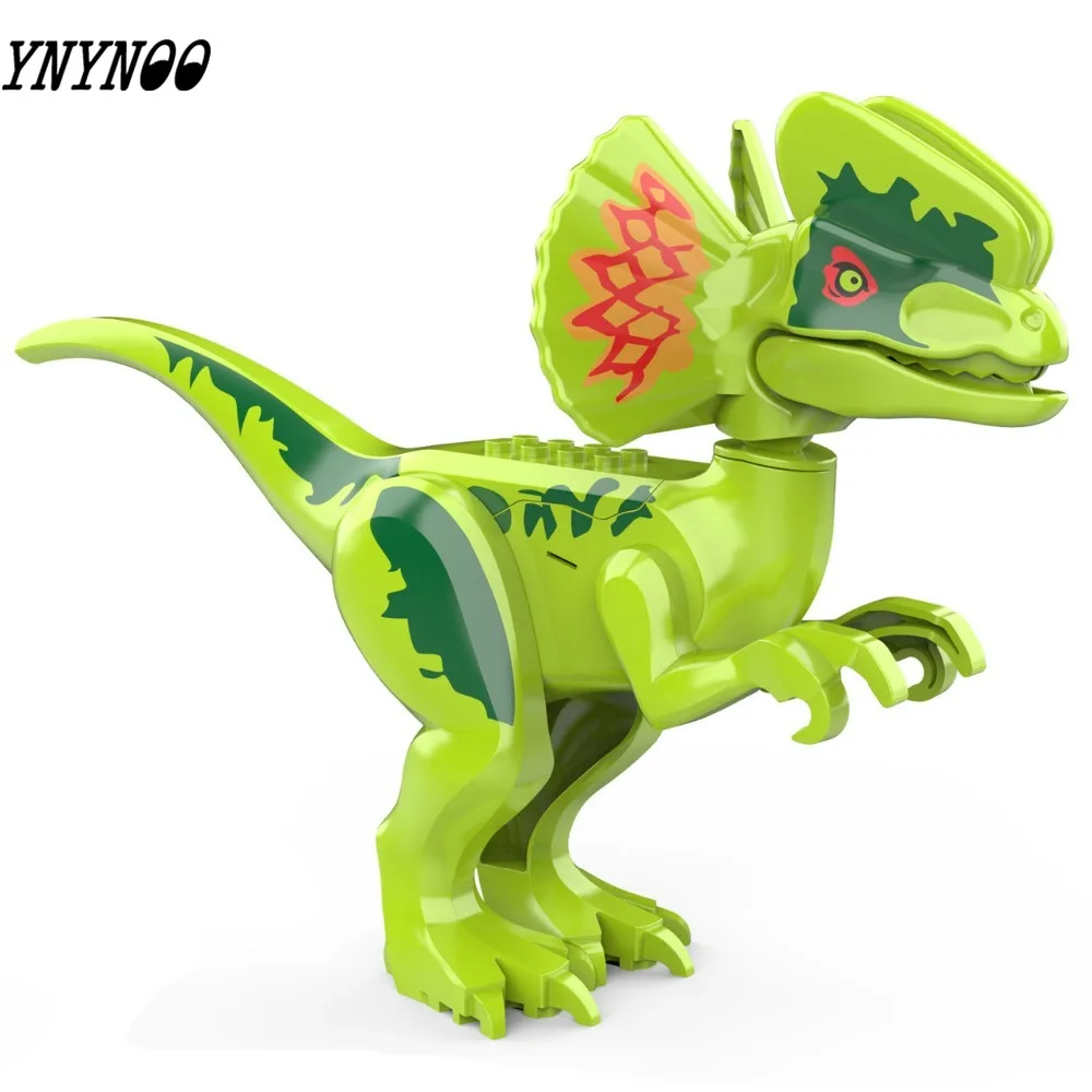 

2019 Jurassic World Park Raptor Dinosaurs Baryonyx Indoraptor Figures Building Blocks Bricks legoingly Toys For Children Gift
