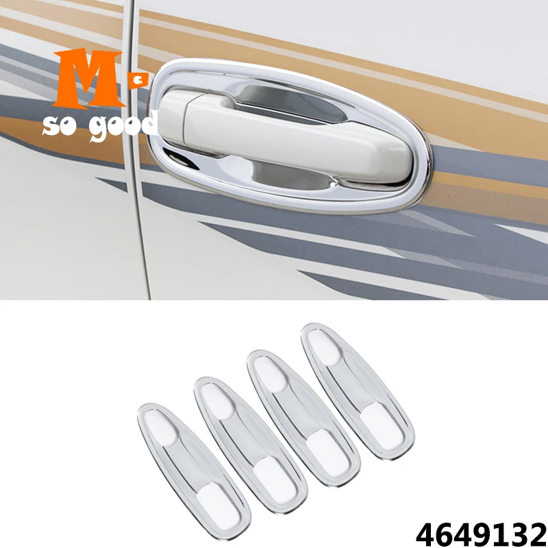 

ABS Car door Handle insert sticker trim Cover Accessories For Toyota Land cruiser Prado FJ150 150 2010 11 12 13 14 15 16 2017