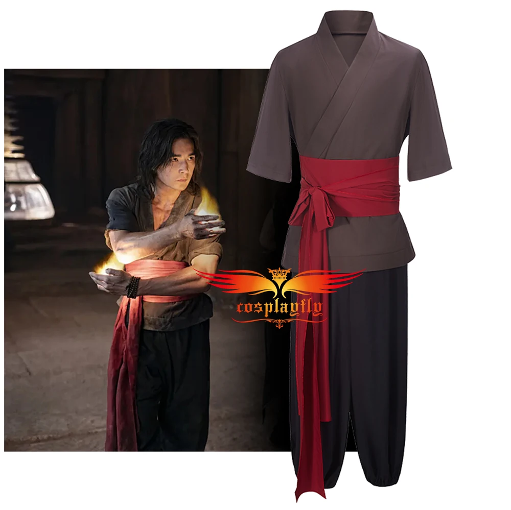 

Anime Simon McQuoid Liu Kang Cosplay Costume Adult Women Outfits Kimono Girl Short Sleeve Kimono Coat Top Pants Halloween COS