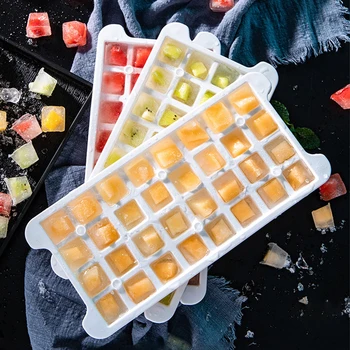 

Ice Cube Tray 96 Cubes Silicone Ice Cube Maker Mold With Shovel For Ice Cream Party Whiskey Cocktail Cold Drink BPA Free