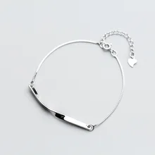 Настоящий Серебро 925 пробы ювелирный браслет из цепочек для женщин модные браслеты подарок