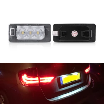 

For BMW E39 M5 E70 E71 X5 X6 E60 M5 E90 E92 E93 M3 2PCs SMD White Error Free Led License Plate Lights
