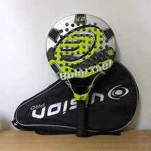 New Dunlop Carbon Fiber palas de padel Padel Head Tennis Racket Beach Racquet Soft EVA Face Men Tennis Padel With Cover Handgule