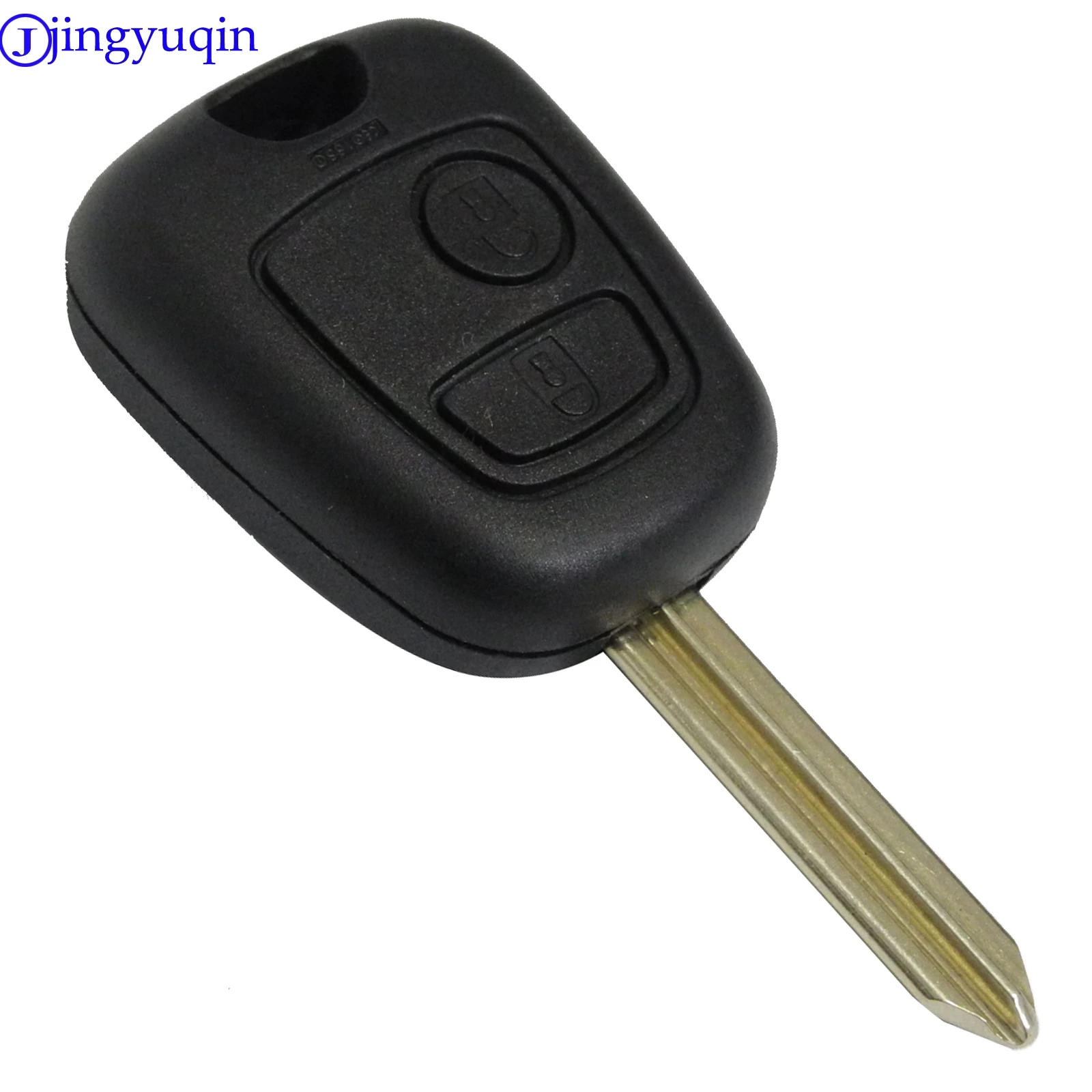 Jingyuqin 10ps для peugeot 107 206 207 306 307 407 для ключ Citroen оболочки, автомобильные аксессуары, брелок 2 Чехол с кнопками для пульта чехол