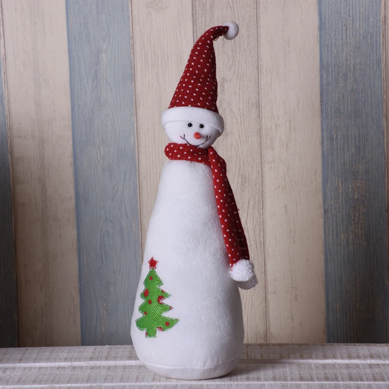 Санта-Клаус, снеговик, лось, Navidad, фигурка, украшение для рождественской елки, мультяшная Рождественская кукла, стоящая игрушка, подарок на год