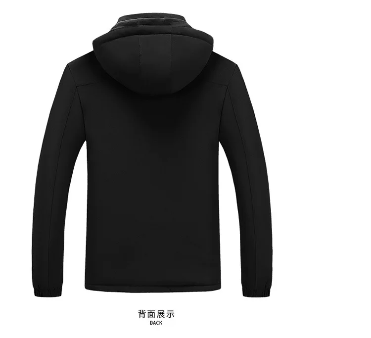 A2019 Winter Coat MEN'S Cotton Padded Clothing Slim Fit Cotton-padded Clothes Men's Men Brushed And Thick Men'S Wear 8268