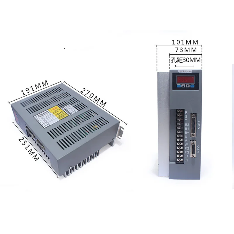 7.5KW ЧПУ серводвигатель переменного тока драйвера комплект 180ST-M48015 48N. M 1500 об/мин 380VAC+ AASD-70A 380V драйвер с 3 м кодировщик+ кабель двигателя