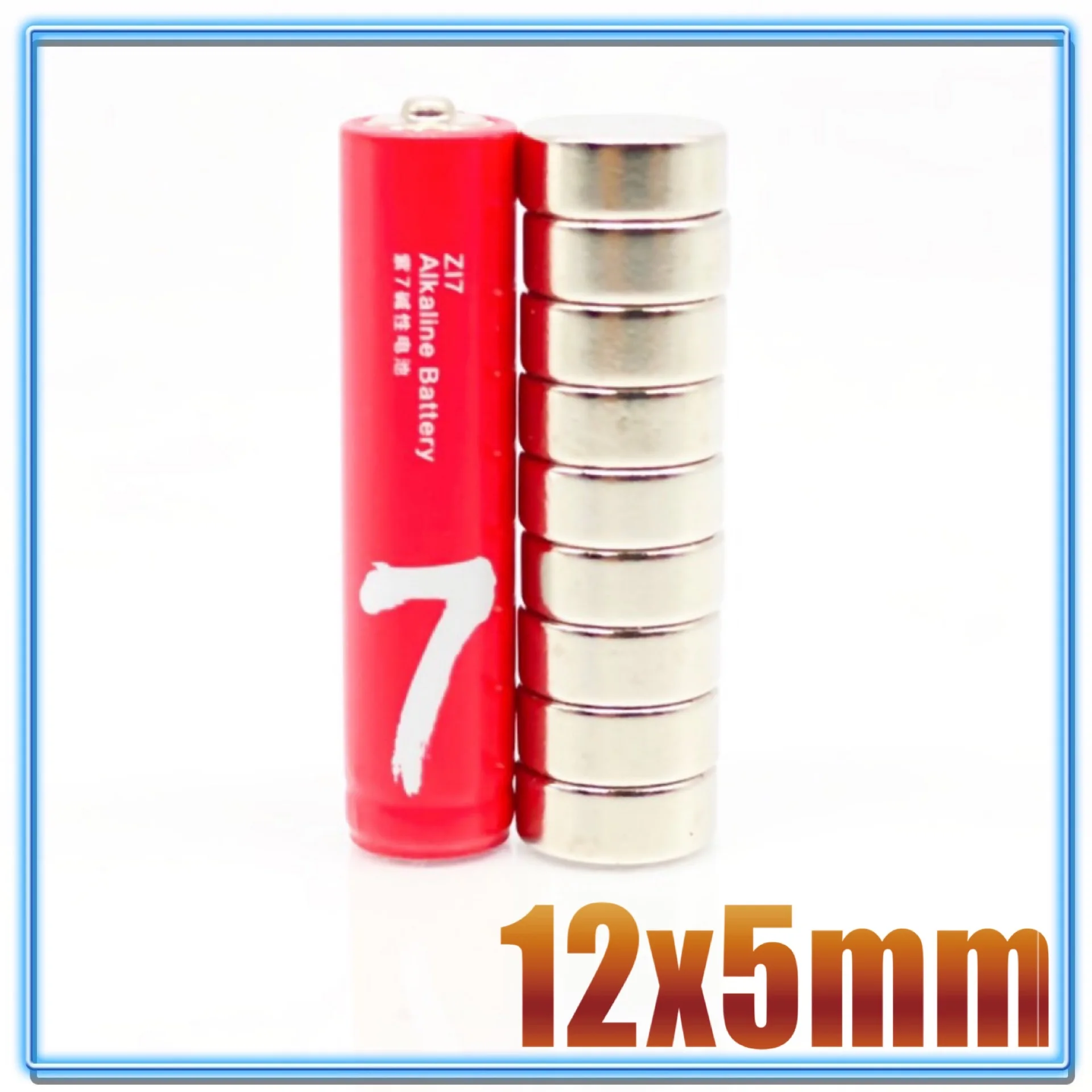Round NdFeB Neodymium Disc Magnets Dia 12mm x 5mm 12x5 12x6mm N35 Rare Earth Magnet 12*5 12*6 12x Round Magnets Neodymium Magnets