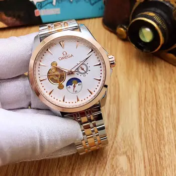 

Omega- Luxury automatic stainless steel wristwatch classic business fashion casual men's watch 60