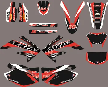 

Full set of Graphics Decals Free Customized Numbers Names logos For Honda CRF250X 2004 2005 2006 2007 2008 2009 2010 2011 2012