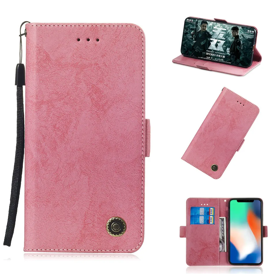 Чехол для Motorola Moto One E5 G6 G5S G7 Plus power P30 Play G2 с откидной крышкой и карманом для карт, чехол в деловом стиле Etui DP26G