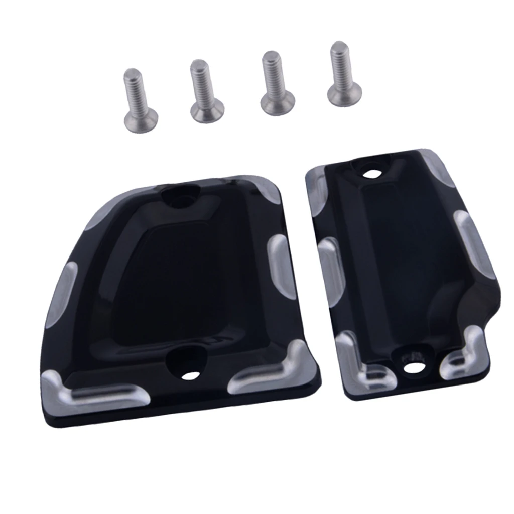 2pcs CNC Brake Fluid Reservoir Cap Cover for Indian Scout Sixty 2015-2018