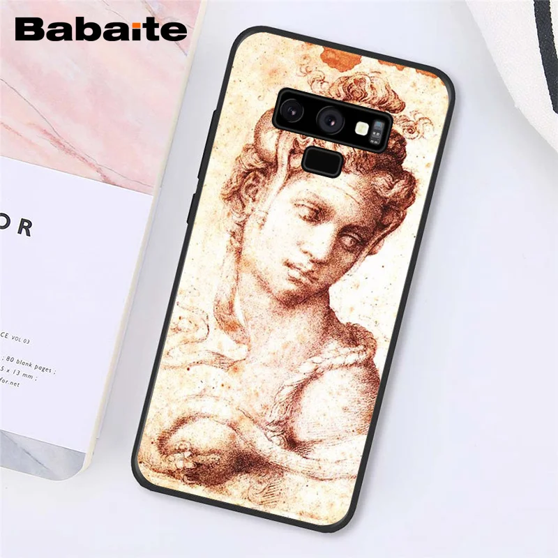 Babaite Italy leonardo da vinci художественный чехол для телефона с рисунком для samsung Galaxy A50 S10 Plus Note9 Note8 7 10 Pro