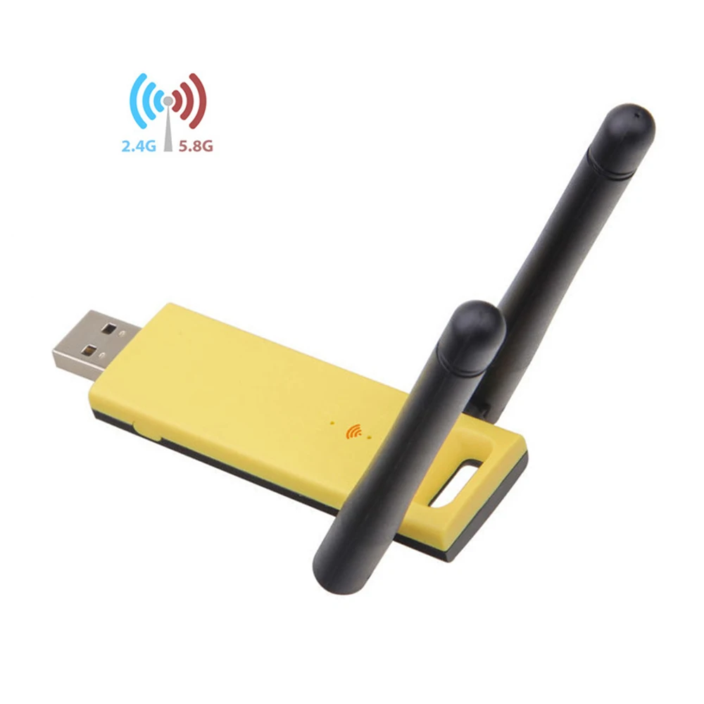 USB 3,0 беспроводной адаптер Wi-Fi двухдиапазонный 2,4G + 5G с антенной AC1200Mbps гигабитный 802.11ac файловый приемник WiFi Lan Ethernet