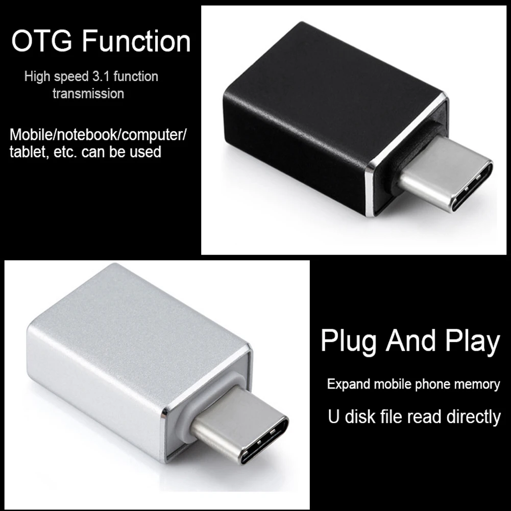 5 шт. OTG адаптер USB type C к USB 3,0 адаптер type-C адаптер USB-C разъем для смартфона