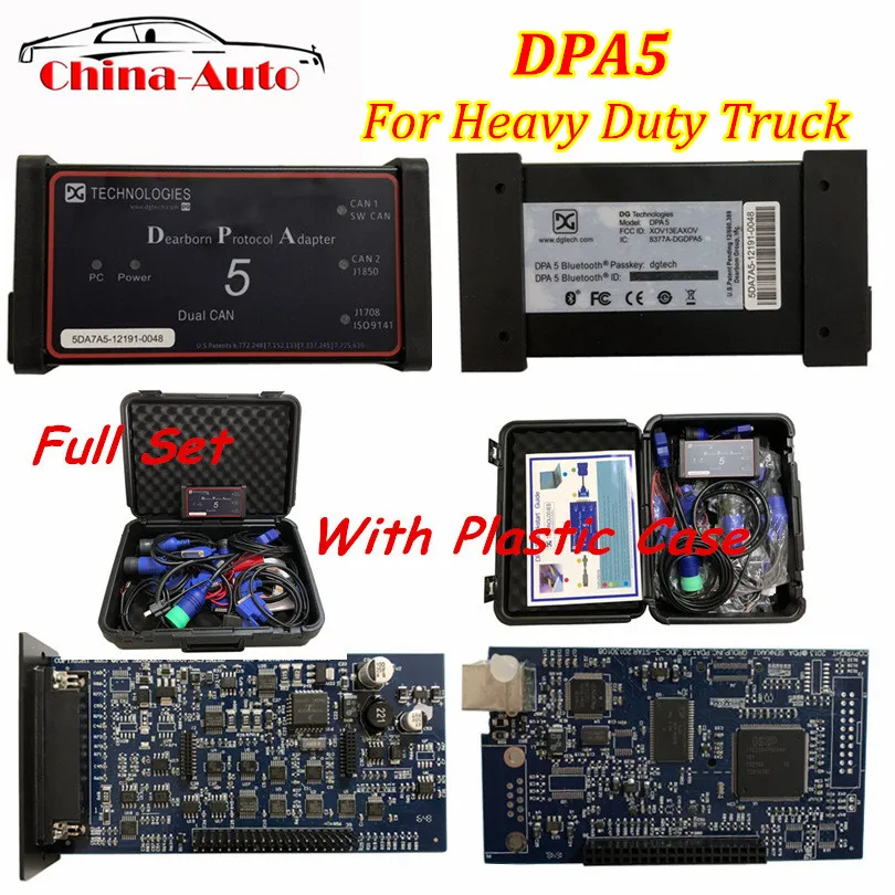 DPA5 сверхмощный грузовик сканер DPA 5 без Bluetooth Dearborn протокол Adapter5 автомобиля диагностические инструменты DHL бесплатно