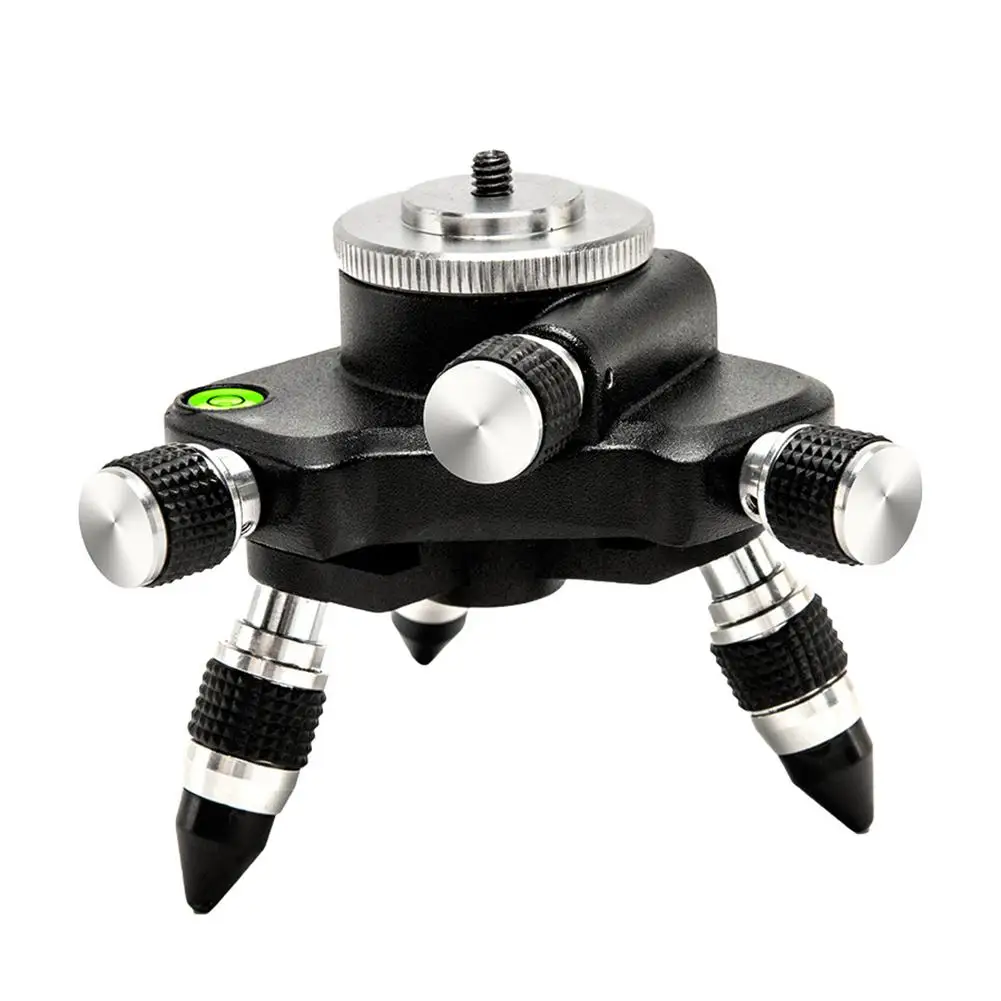 

Laser Level Adapter 360-Degree Adjustment Rotation Base Tripod Bracket For 1/4inch Interface Laser Level Turning Pivoting Base