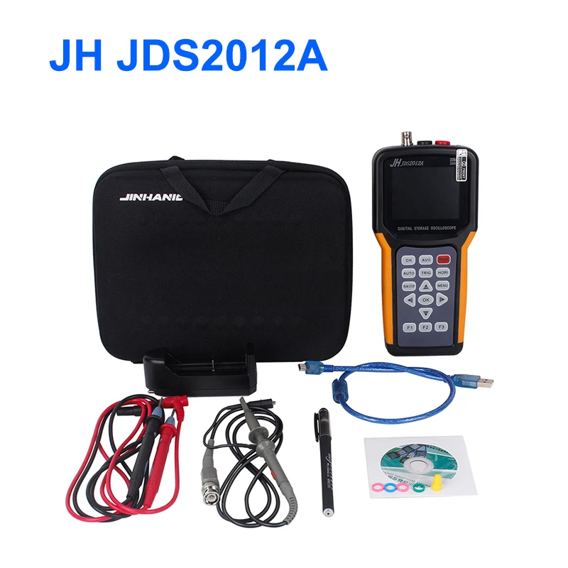 

Digital Oscilloscope+Waveform Generator Portable USB 1 Channels 20mhz With Housing case box LCD Display Test Meter Tools