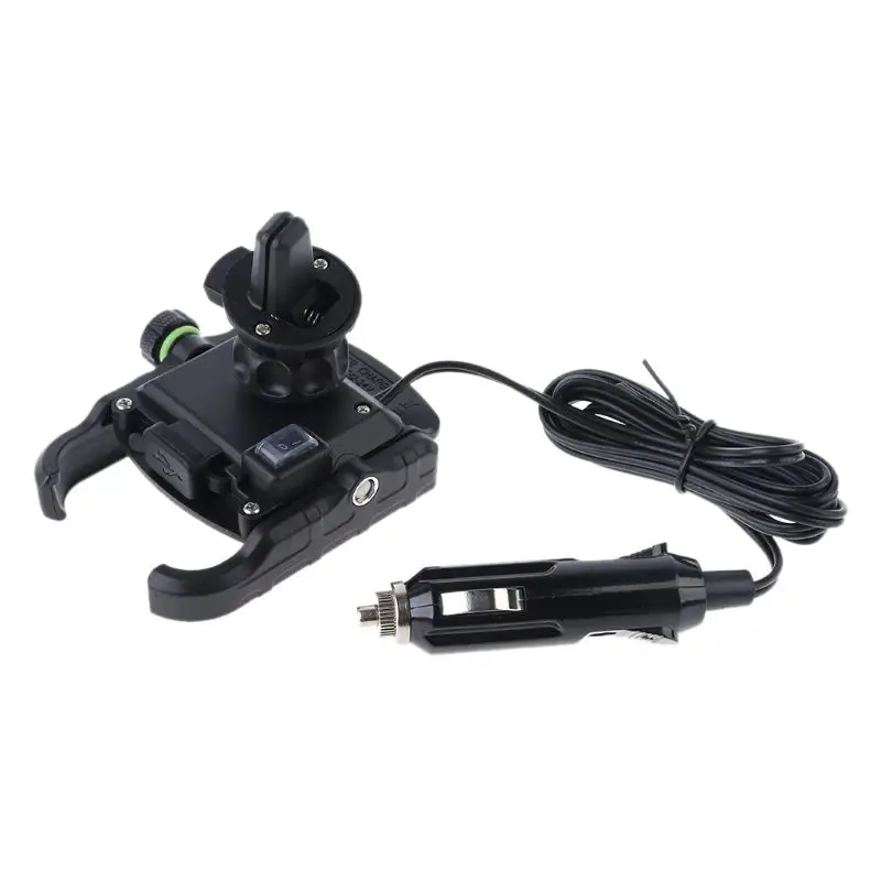 12V 24V 360 градусов автомобильное крепление, устанавливаемое на вентиляционное отверстие в салоне автомобиля держатель для мобильного телефона держатель Благодаря зарядному устройству QC 3,0 USB Зарядное устройство