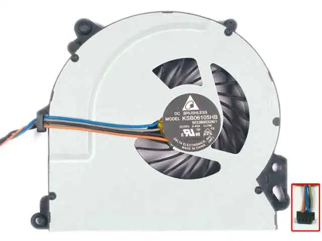 Delta Electronics KSB06105HB CJ1M DC 5V 0.40A 4 провода Сервер вентилятор охлаждения