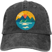 Мужская и Женская бейсбольная кепка для гор, джинсовая кепка для папы, Кепка для водителя грузовика