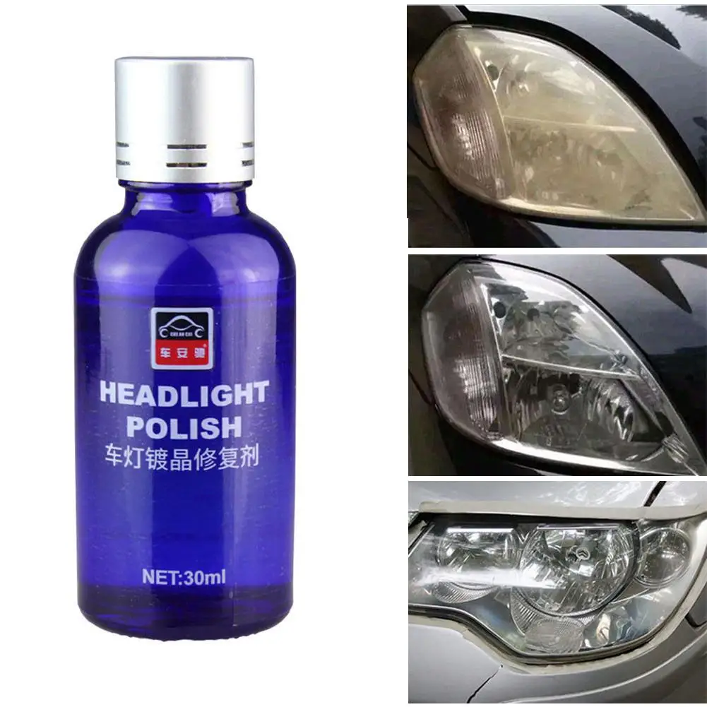 

10ML 9H Hardness Car Headlight Restoration Kit Repair Liquid Polishing Coat Repair Agent Scratches Oxidation