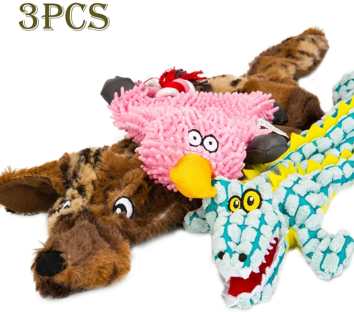 dog toys without stuffing and squeakers