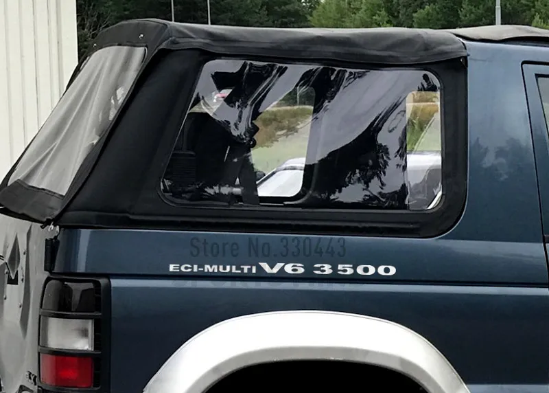 3 пары ECI-multi V6 3500 для Mitsubishi Pajero Sport Shogun Montero L200 L300 аксессуары наклейка на автомобиль-Стайлинг