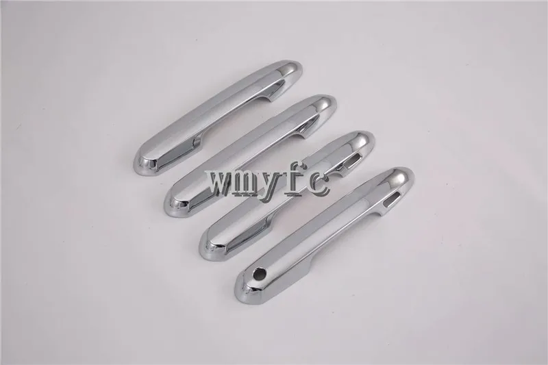 For Toyota RAV4 XA50 Silver or Black Titanium Car Door Handle and Door Bowl Cover Trim Molding Accessories