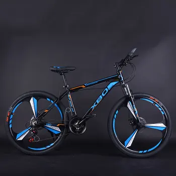 

Bicycle Aluminum Alloy Mountain Bike 26 Inch Speed Shift One Wheel Double Disc Brake Shock Absorber Men and Women