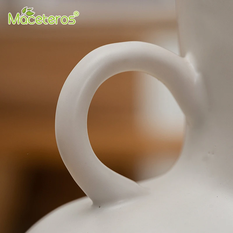 New Nordic Abstract Ceramic Human Sculpture Vase Ornaments Simulation Human Body Art Modeling Hydroponic Flower Arrangement Vase