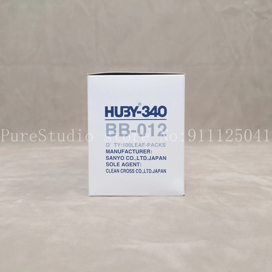 Original 100bags ( 25pcs/bag ) HUBY-340 BB-012，Small flat head swab，Paper Handle Cotton Cleaning Industrial Swab
